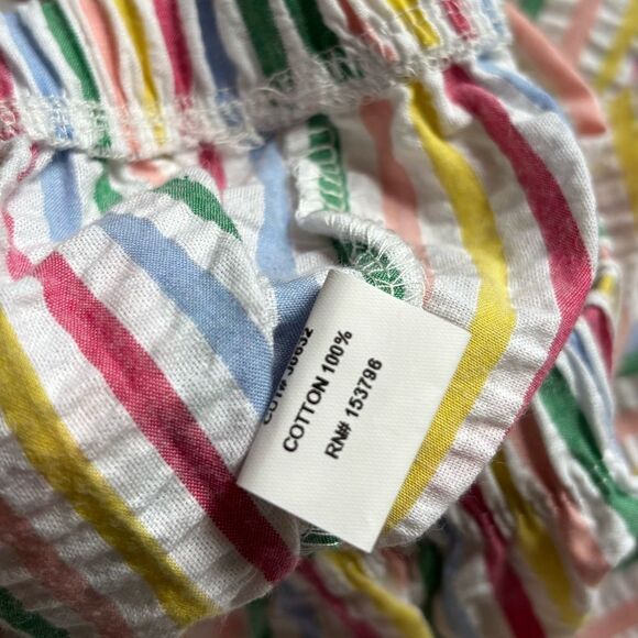 Trendy JS Crop Top Striped Multicolor New Womens Size Small - Picture 7 of 7